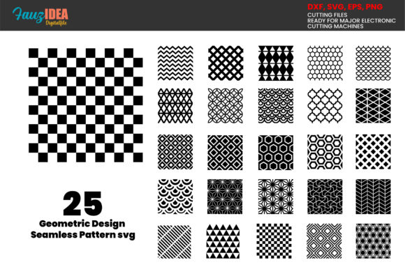 25 Seamless Patterns Geometric SvgBundle: What to Know Before You Buy or Use It