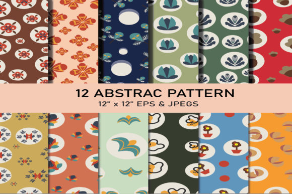 Abstrac Seamless Pattern for Digital Design and Craft Projects