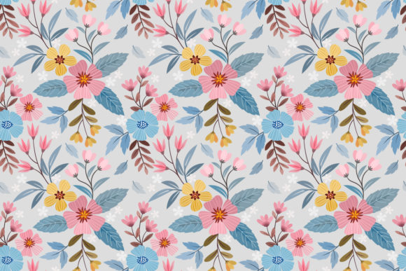 Colorful Hand Draw with Flowers Pattern: A Strategic Tool for Branding, Design, and Product Differentiation