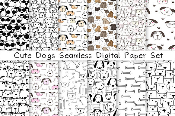 Cute Dog Seamless Digital Paper Set: A Practical Review of Design Versatility and Production Value