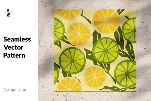 Limes Seamless Pattern – Versatile Vector Art