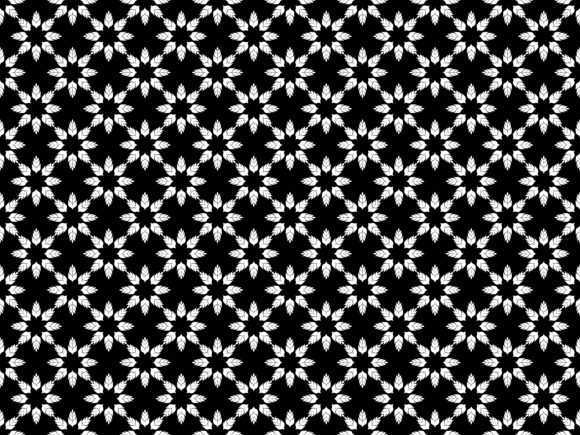 Seamless of Eight Leaf Polar Pattern