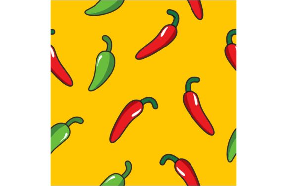 Seamless Pattern with Chilli Pepper: Strategic Design for Branding, Content, and Market Positioning