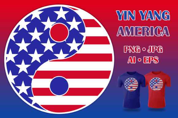 The Yin Yang America Symbol: Uniting Opposites in the Star-Spangled Circle