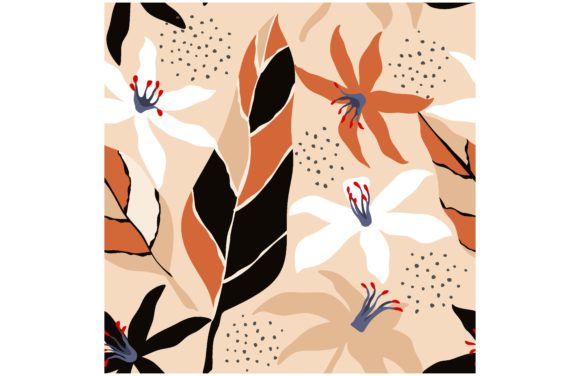 Tropical Leaves Vector Pattern: Versatile Design Tool